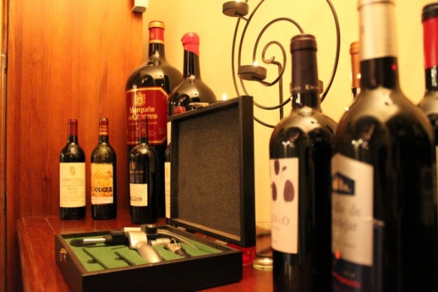 todo listo para la sesion de enologia